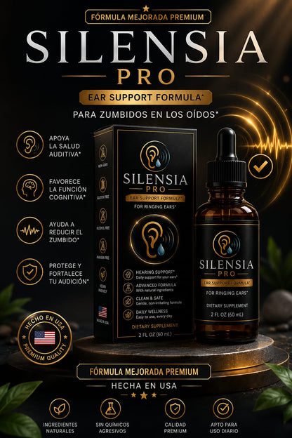 SILENSE PRO- ALIVIA LOS ZUMBIDOS DEL OIDO