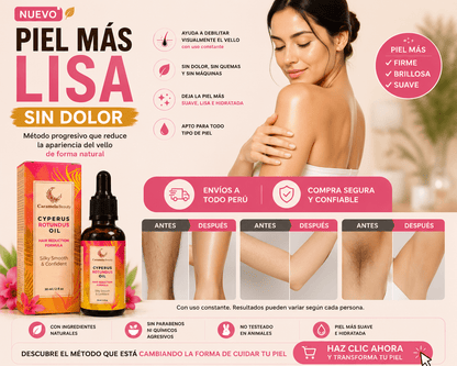 🇺🇸 Cyperus Rotundus Oil™ Aceite Reductor de Vello | Fórmula Premium - ALI SHOP